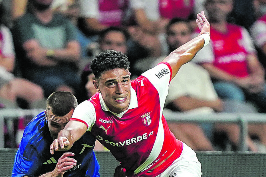 Vítor Carvalho é a imagem de um jogo sofrido do Sp. Braga 