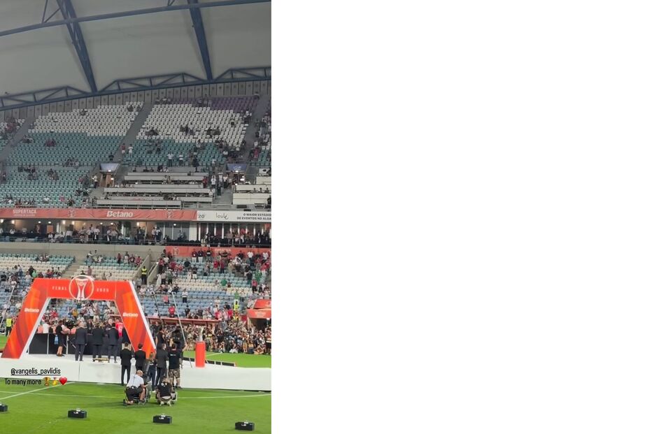 Pavlidis celebra conquista no Estádio Algarve