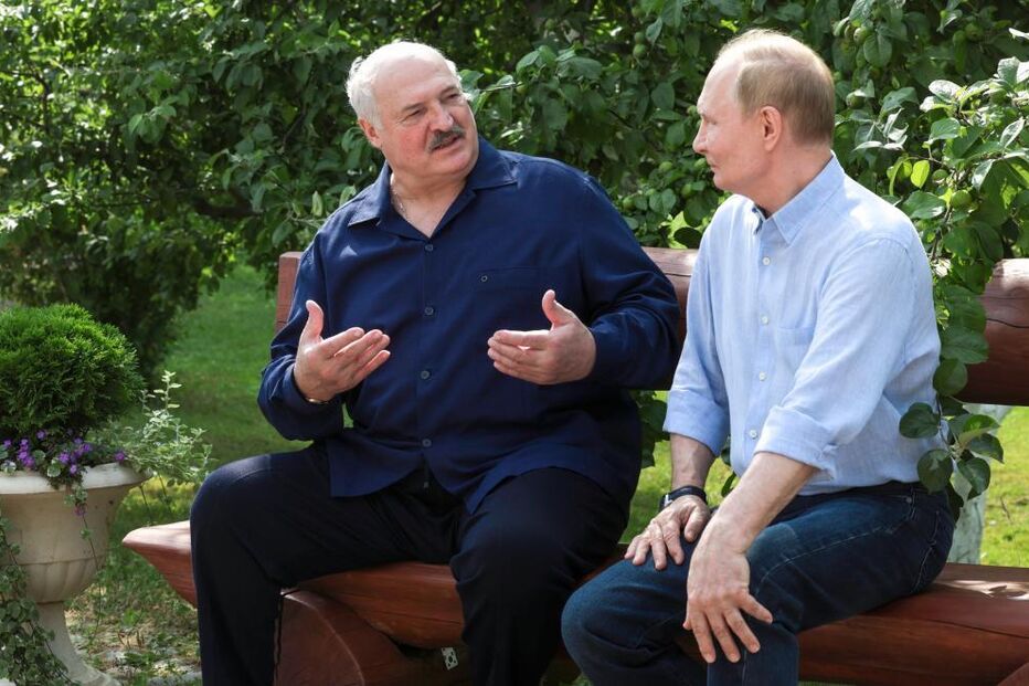 Putin e Lukashenko em conversa sobre mísseis