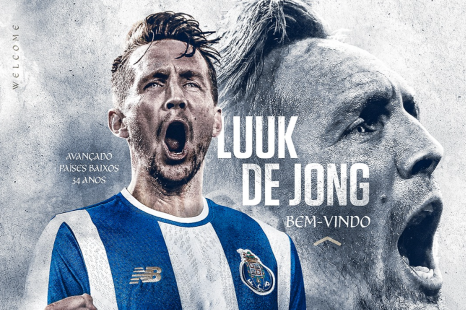 Luuk de Jong é a grande surpresa na apresentação do FC Porto