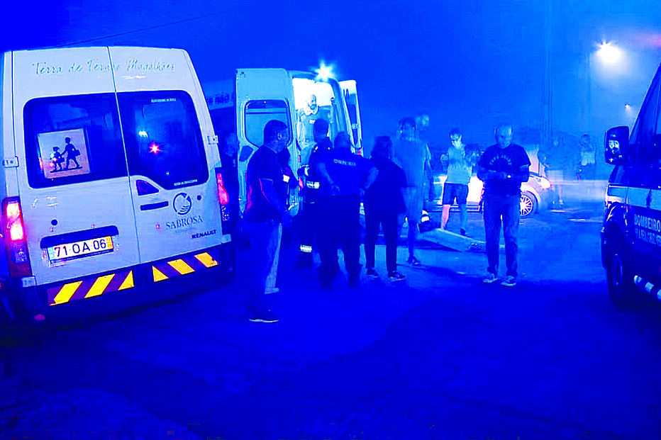 Momento em que idosos foram retirados do lar