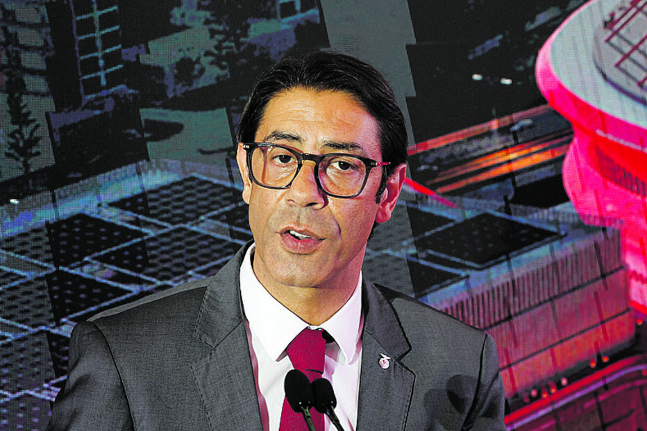 Rui Costa, presidente do Benfica