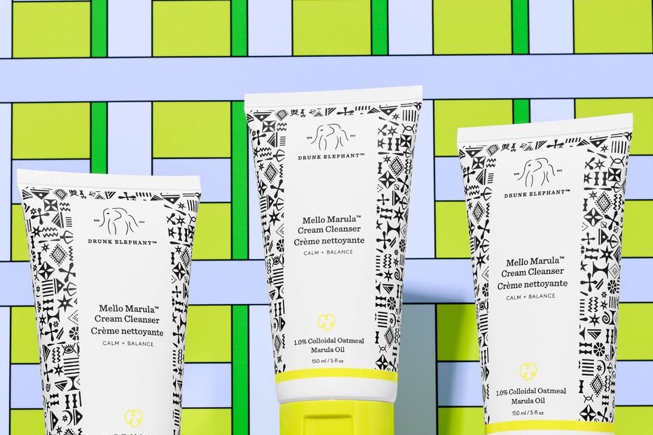 Drunk Elephant Mello Marula, creme de limpeza para acalmar e equilibrar a pele