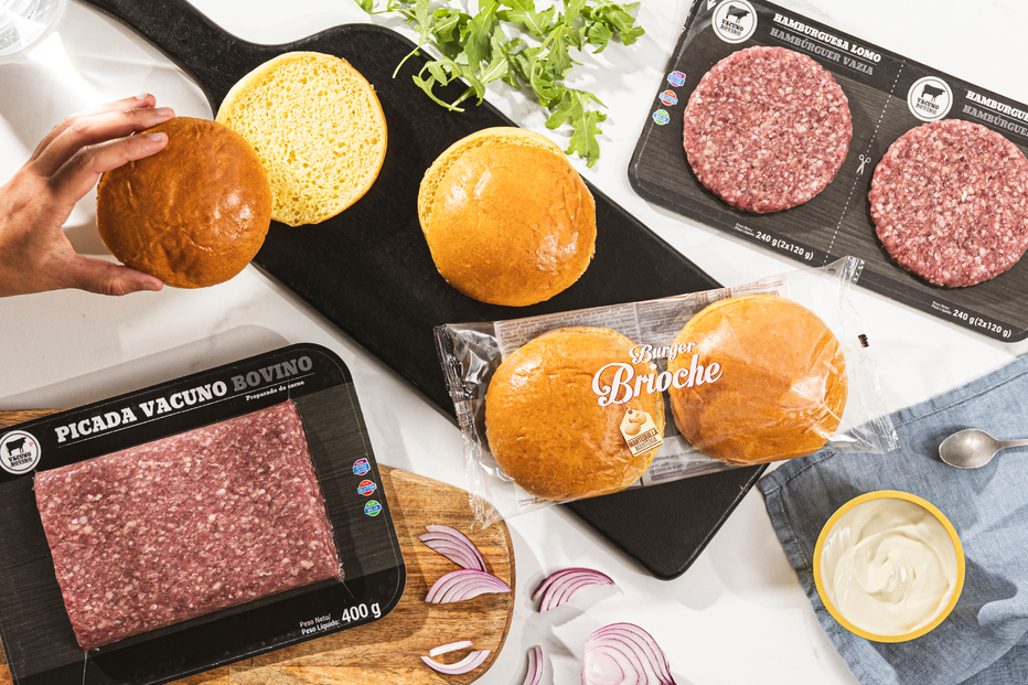 Mercadona sugere combinações com hambúrgueres de vaca e pão brioche