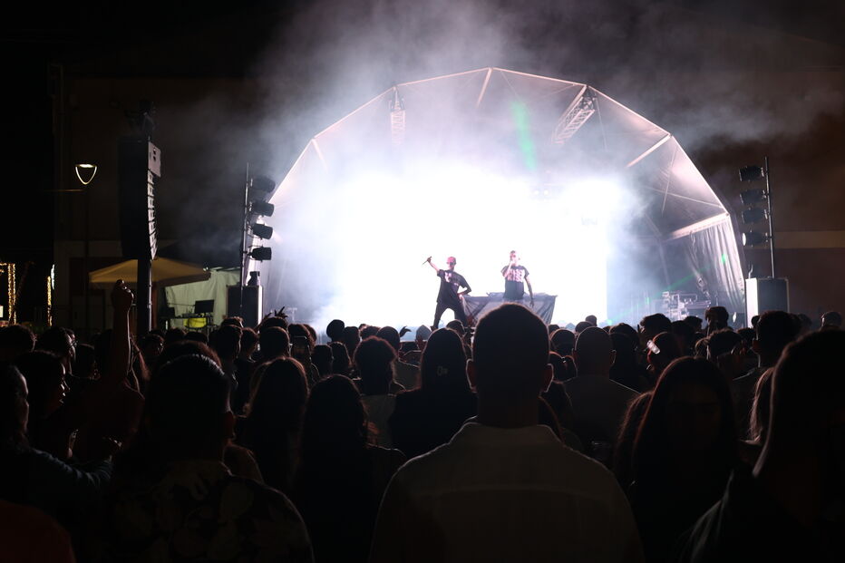 Público assiste a concerto nas Festas do Concelho em Seia