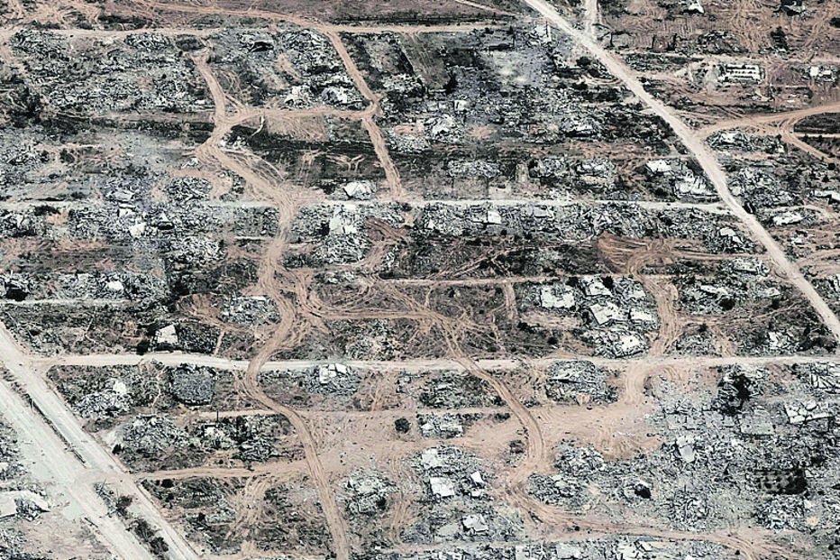 Israel já arrasou com grande parte de Gaza  