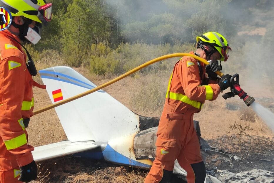 Dois mortos após queda de avioneta em El Pontón, Valência