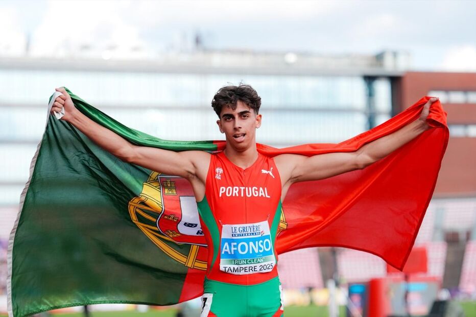 Atleta português Pedro Afonso