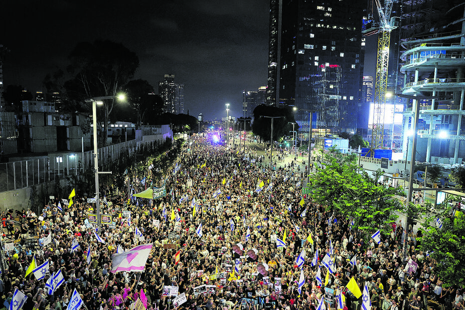 Milhares de israelitas voltaram a sair às ruas de Telavive