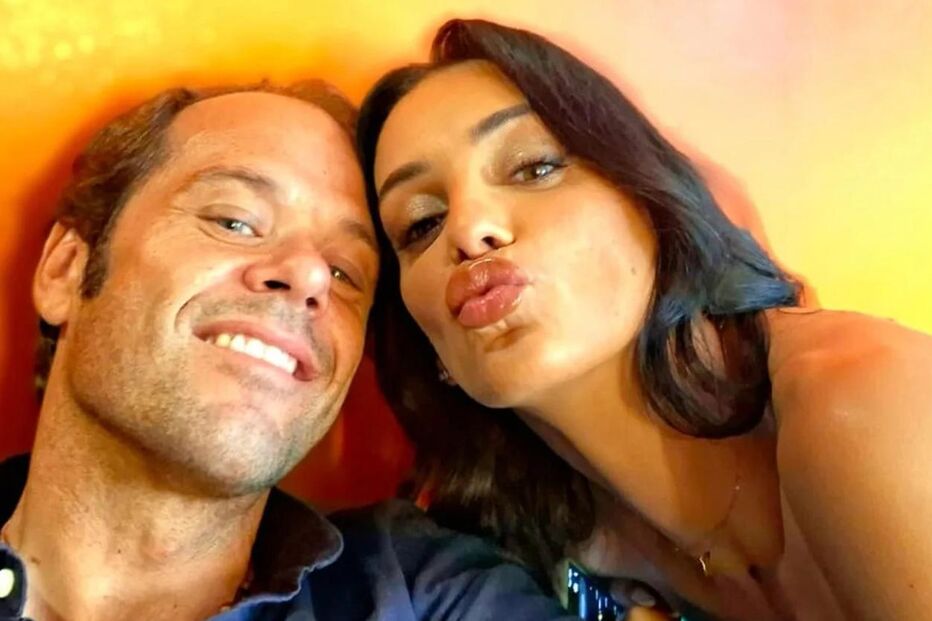 Luíza Abreu na corrida de João Moura Caetano, longe da família do namorado