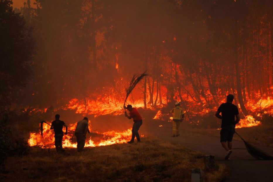 Incêndio na serra do Alvão, Vila Real