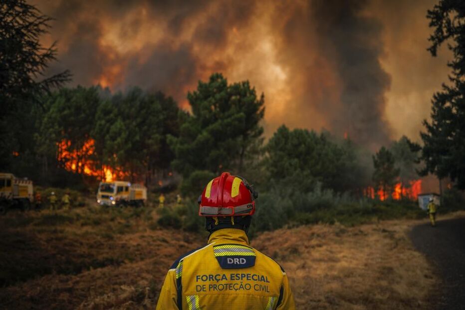 Incêndio na serra do Alvão, Vila Real