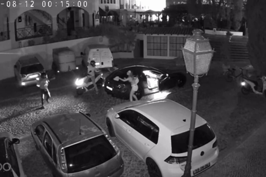 Imagens de videovigilância captam o assalto à mão armada a Liliana Filipa e Daniel Gregório  