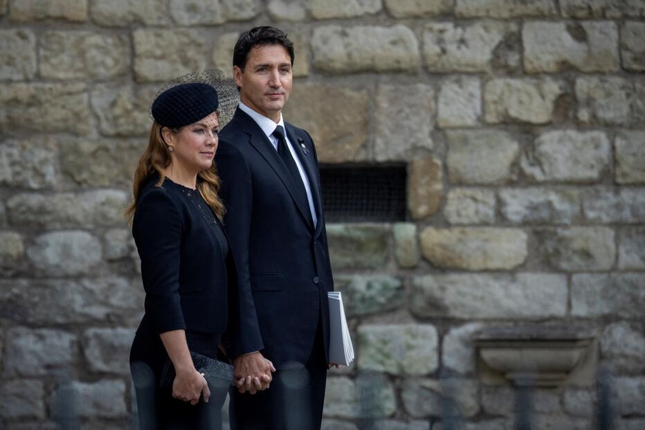 Justin Trudeau e esposa marcam presença num evento