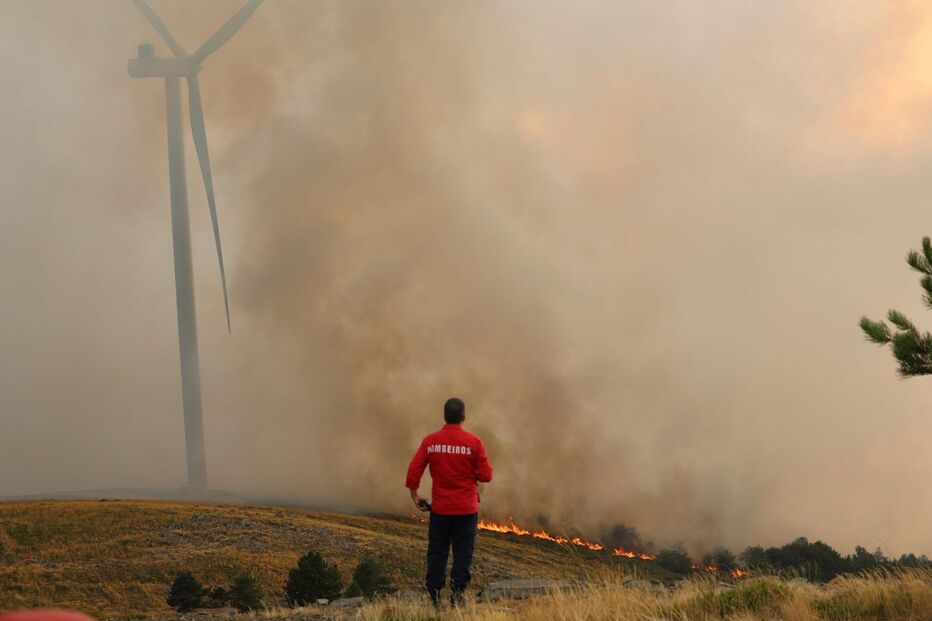 Incêndio em Trevim, na Lousã
