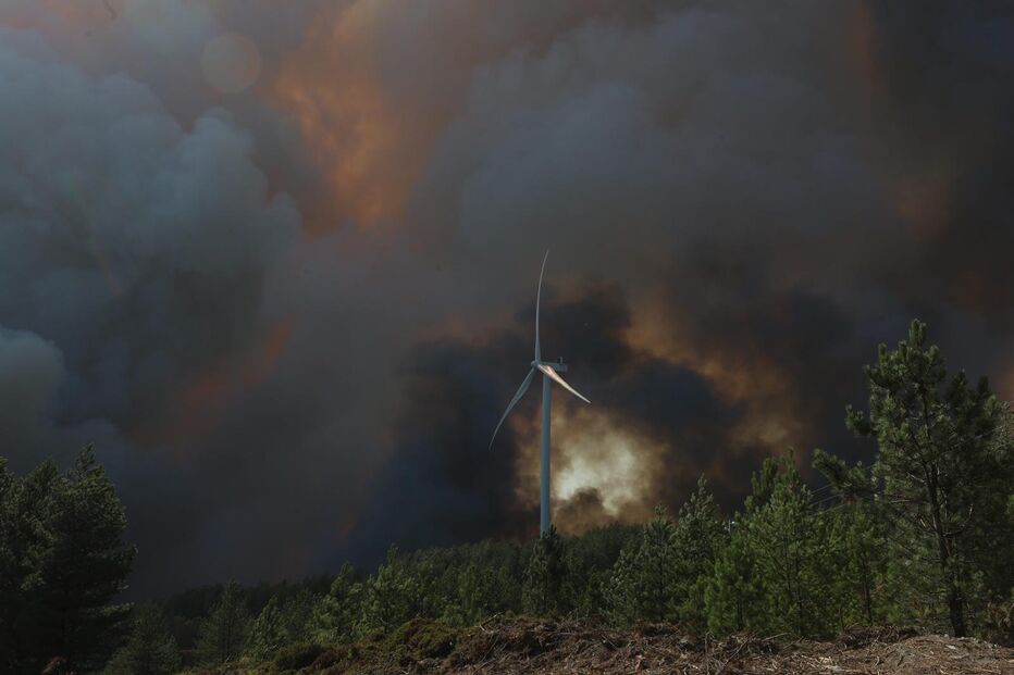 Incêndio em Trevim, na Lousã