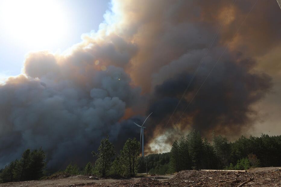 Incêndio em Trevim, na Lousã