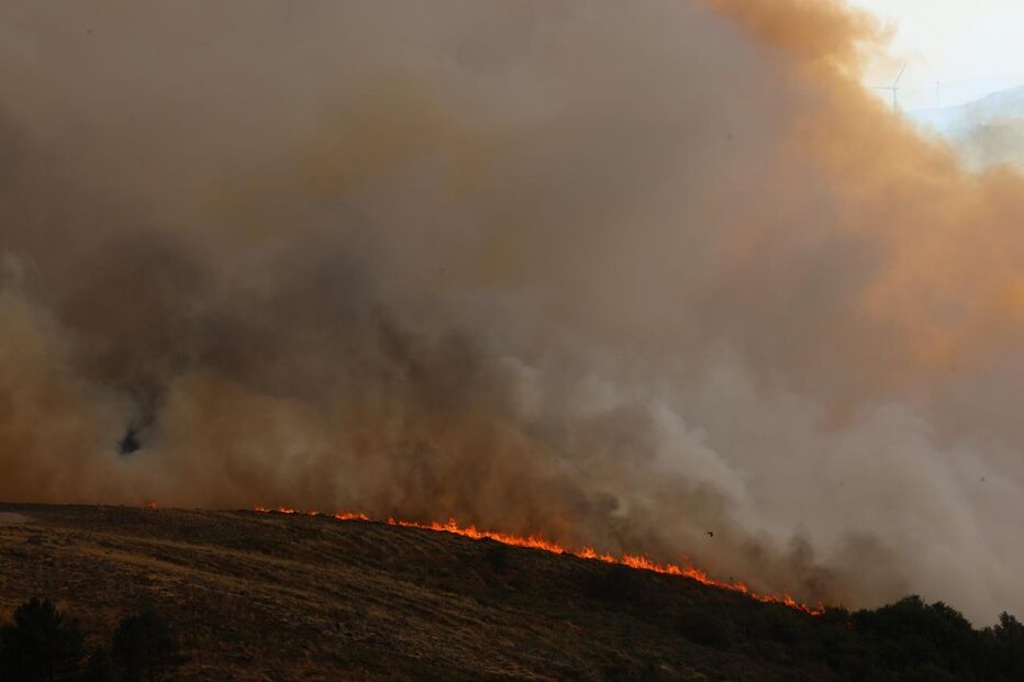 Incêndio em Trevim, na Lousã