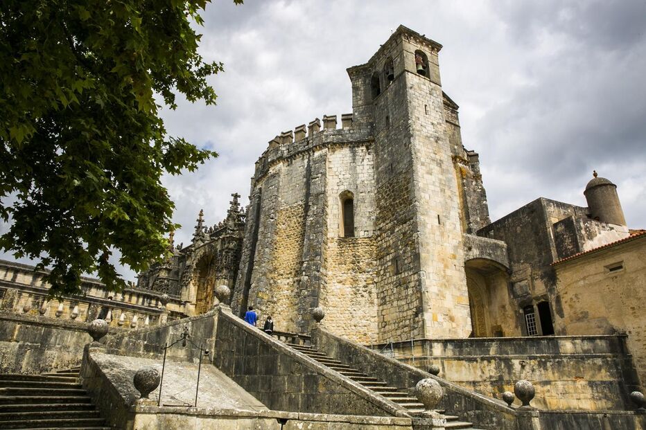Claustros do Convento de Cristo, em Tomar, em obras de conservação e restauro