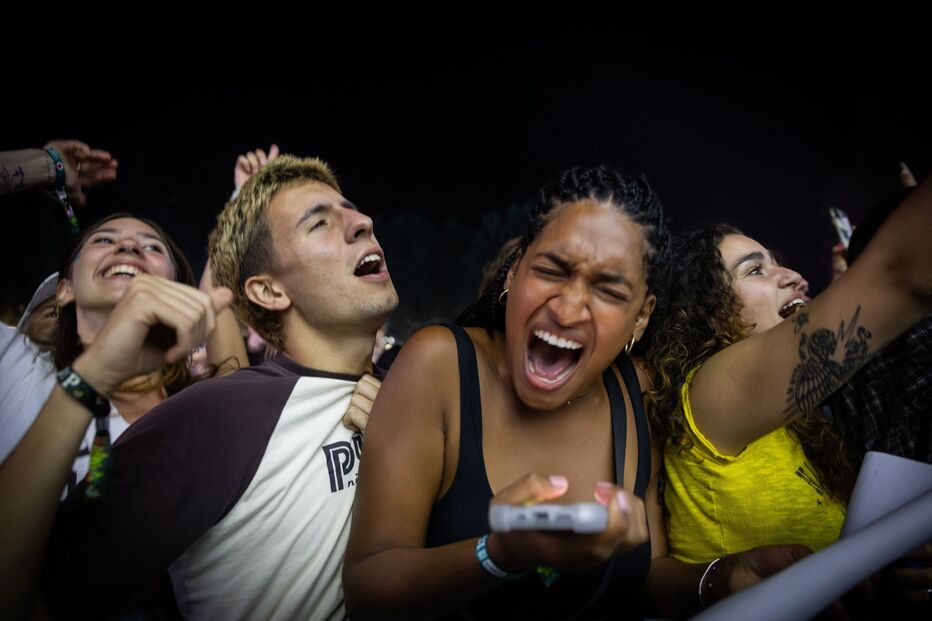 Festivaleiros no penúltimo dia do Paredes de Coura