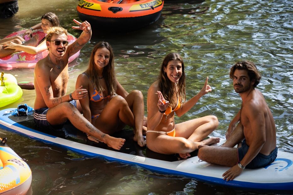 Festivaleiros no penúltimo dia do Paredes de Coura