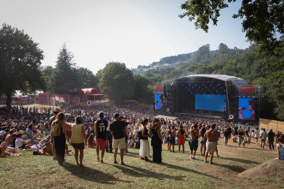 Festivaleiros no último dia do Paredes de Coura