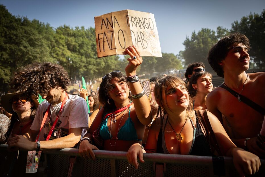 Festivaleiros no último dia do Paredes de Coura