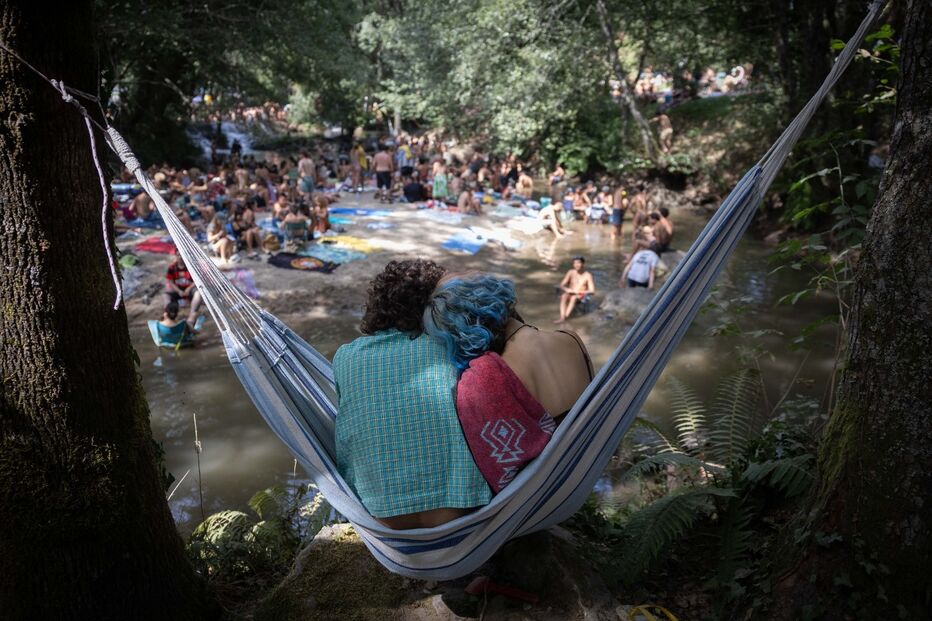 Festivaleiros no último dia do Paredes de Coura