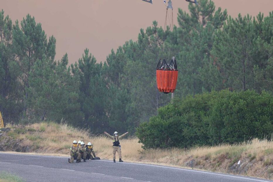Incêndio em Arganil ameaça Pampilhosa da Serra