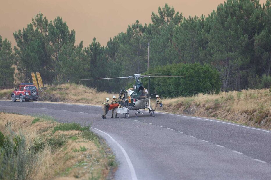 Incêndio em Arganil ameaça Pampilhosa da Serra