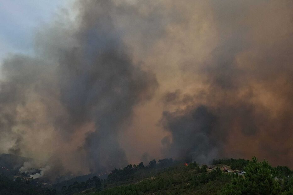 Incêndio em Arganil ameaça Pampilhosa da Serra