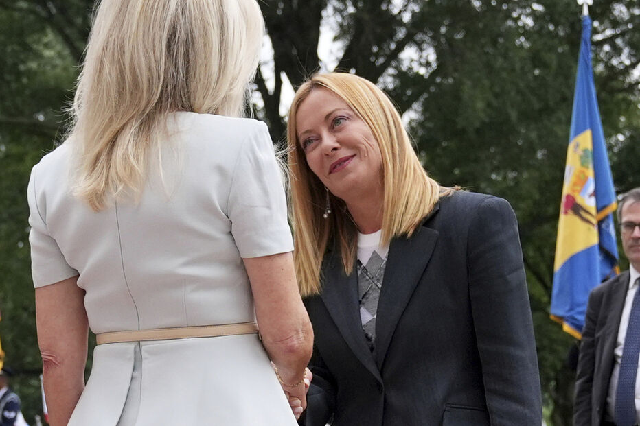 Meloni encontra-se com líderes na Casa Branca para discutir a guerra na Ucrânia
