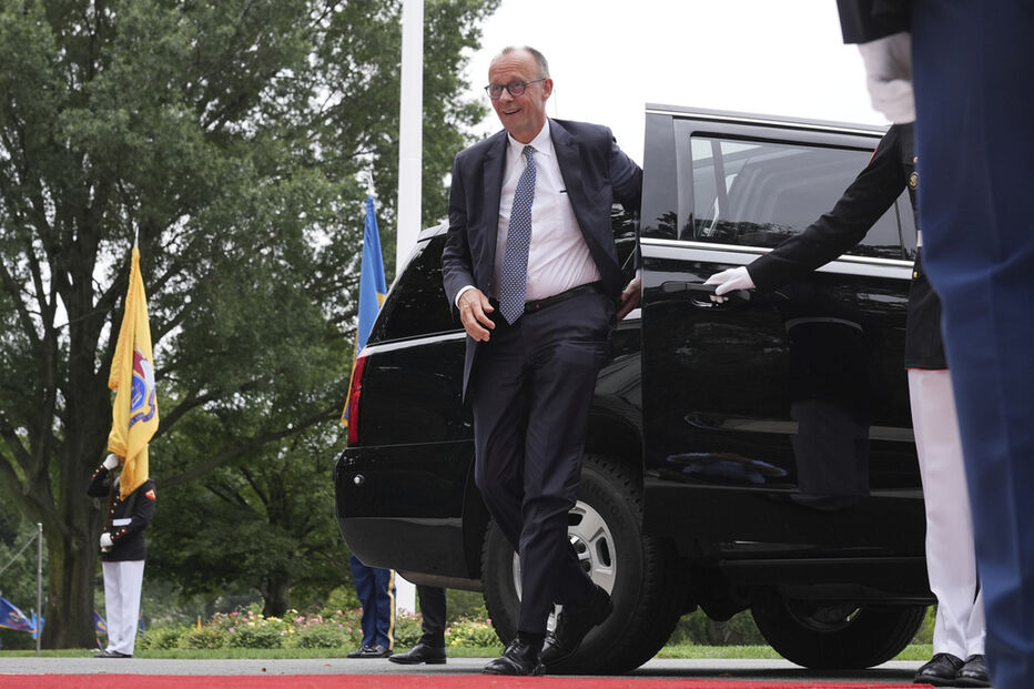 Líderes europeus chegam à Casa Branca para encontro sobre a guerra na Ucrânia