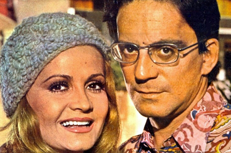 Retrato de Dina Sfat e Paulo José, atores brasileiros