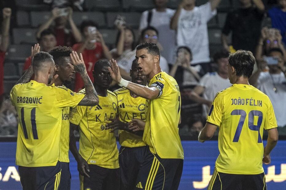 Al Nassr vence com golo de João Félix e assistência de Cristiano Ronaldo em Hong Kong