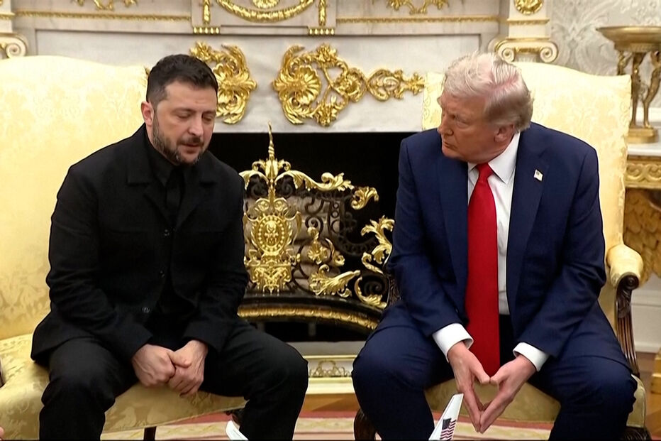 Zelensky reúne-se com Trump num encontro diplomático