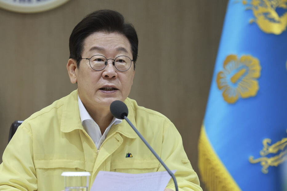 Presidente sul-coreano, Lee Jae-myung,