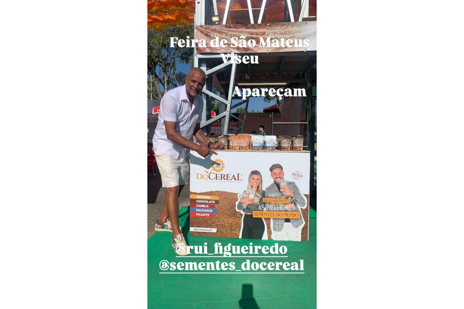 Rui Figueiredo promove sementes DoCereal na Feira de São Mateus, em Viseu