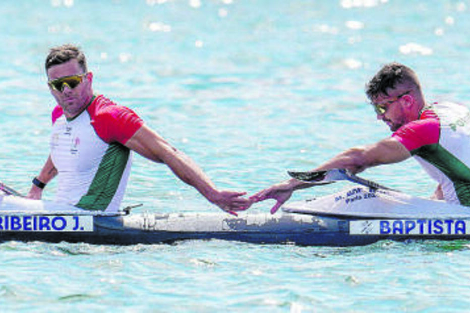 Portugal vence K4 500 metros com Gustavo Gonçalves, João Ribeiro, Messias Baptista e Pedro Casinha em Milão