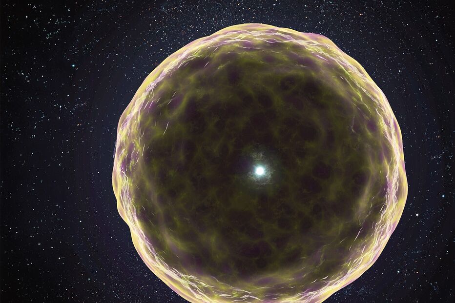 Fim de vida da estrela gigante foi captado por telescópios de  observação astronómica em San Diego, nos Estados Unidos da América