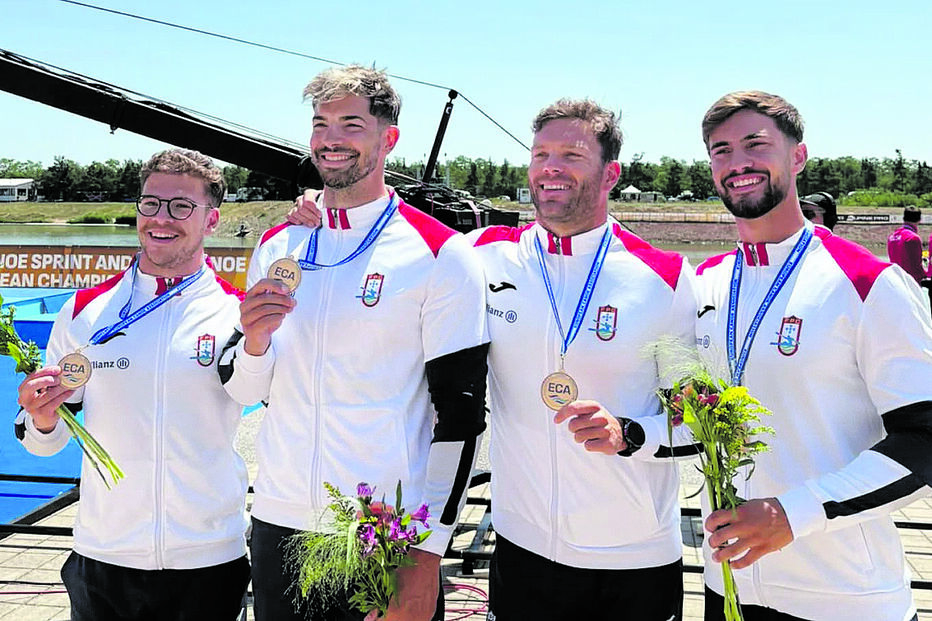 Pedro Casinha, Gustavo Gonçalves, João Ribeiro e Messias Baptista 