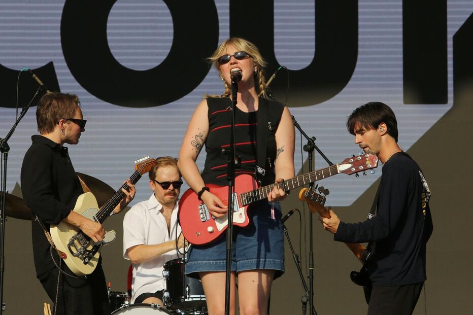 Banda no palco do Vilar de Mouros