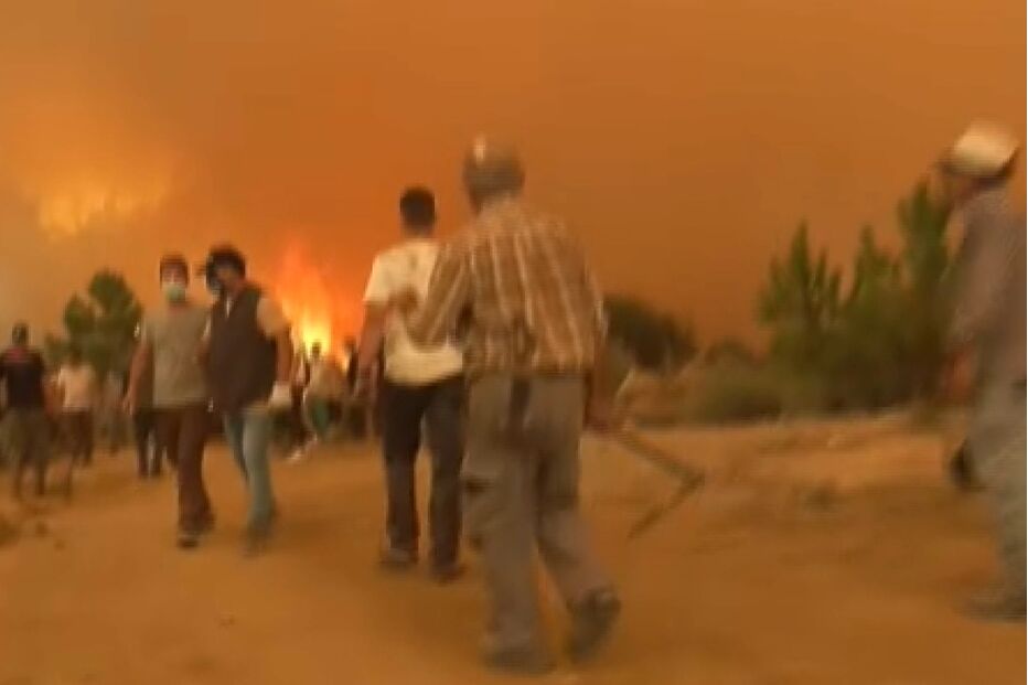 Incêndios florestais ameaçam comunidades em Portugal