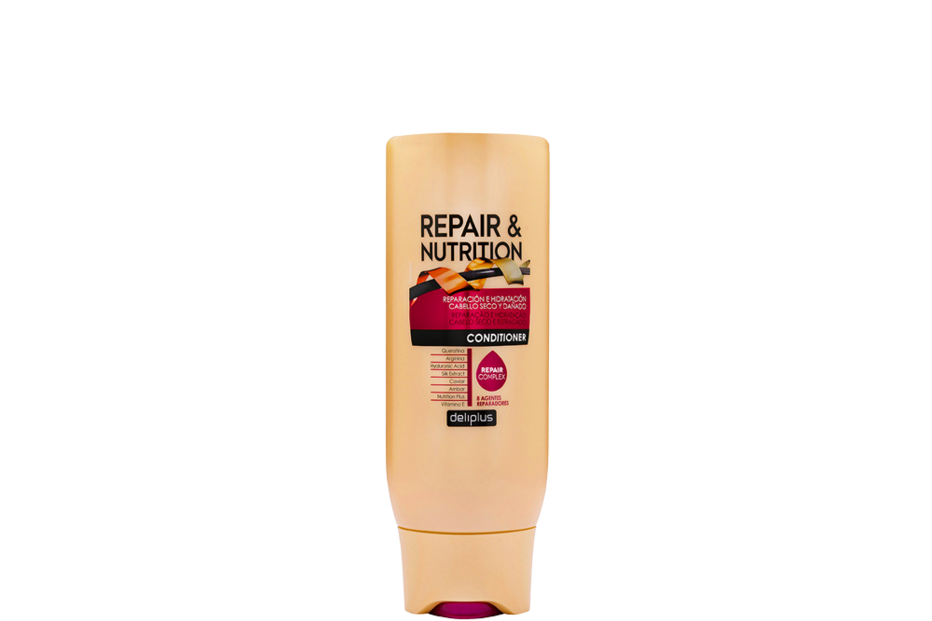 Condicionador Repair & Nutrition Deliplus para reparar e nutrir o cabelo danificado