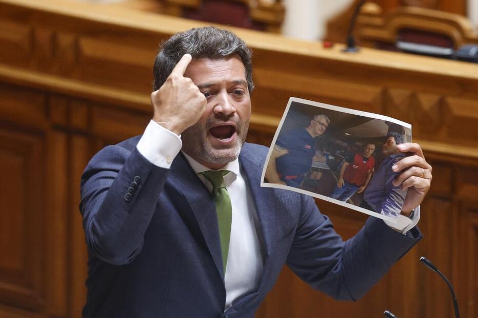 André Ventura no debate sobre os incêndios