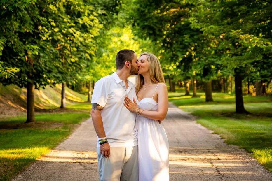 Prince Jackson e Molly Schirmang celebram o amor antes do casamento