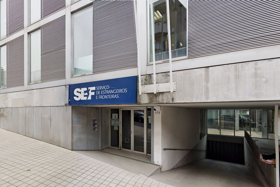 Edifício do Serviço de Estrangeiros e Fronteiras (SEF) em Portugal