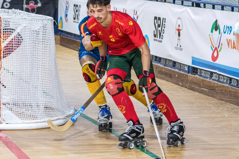 Portugal vence Espanha no Europeu sub-19 de hóquei em patins em Itália