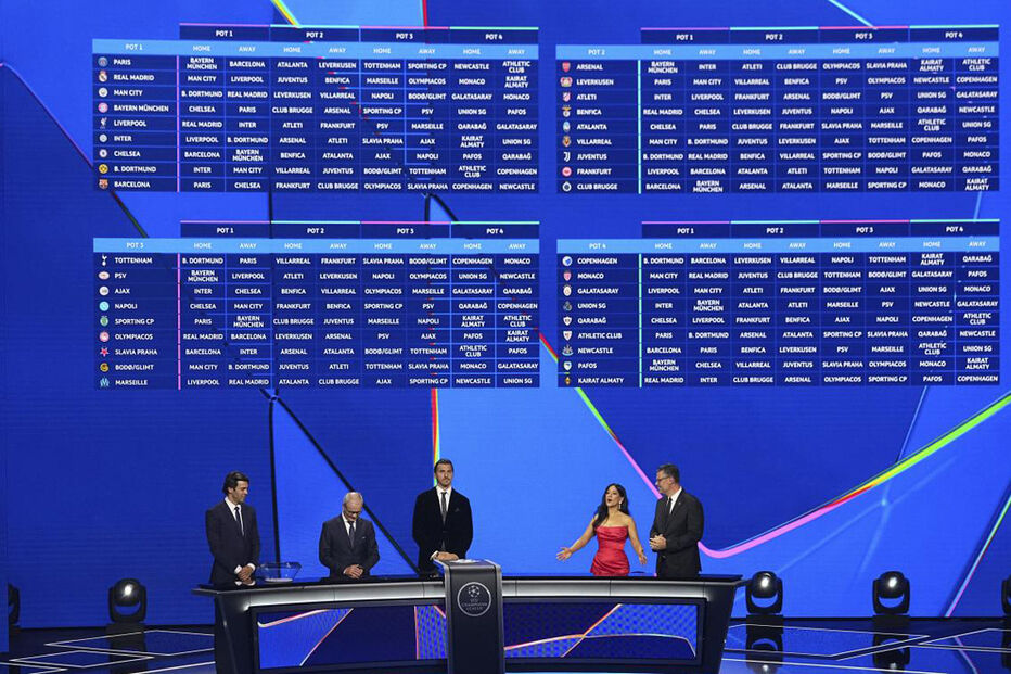 Sorteio da Liga dos Campeões define os grupos de Benfica e Sporting