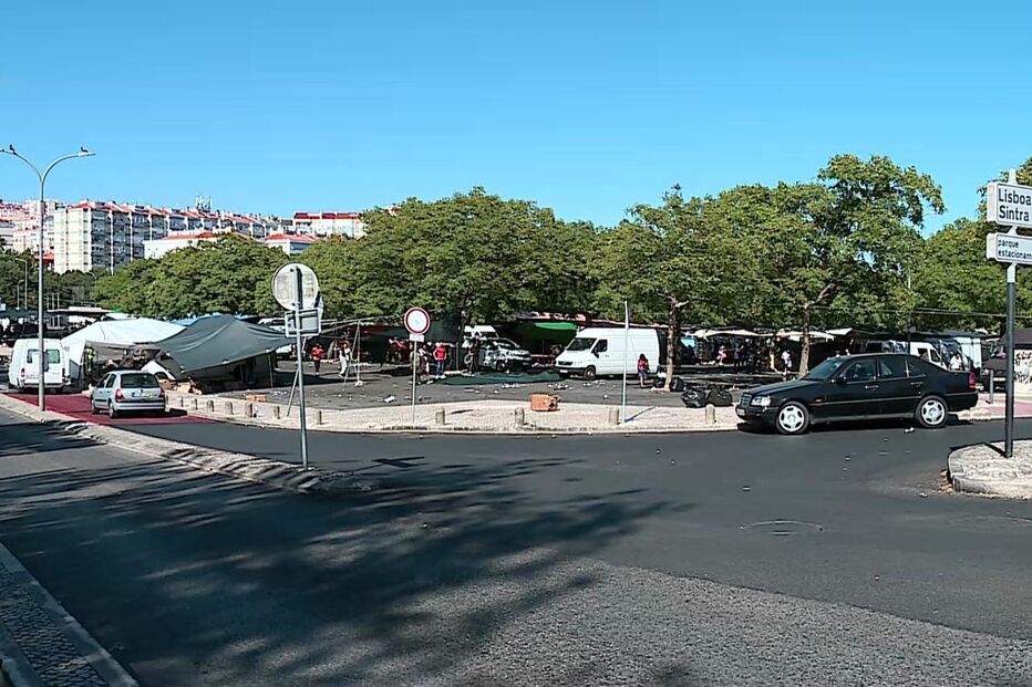 Homem detido pela PSP em feira de Monte Abraão após disparos